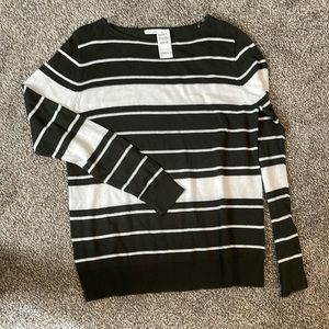 Staccato//Green and White striped sweater